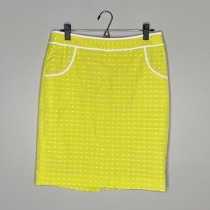 The Limited polka dot pencil skirt